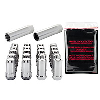 65515 Chrome Tuner Style Spline Drive Lug Nut Kit M14 x 1.5 Thread Size
