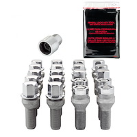 67179 Chrome Cone Seat Lug Bolt Kit M12 x 1.5 Thread Size