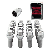 67226 Chrome Cone Seat Lug Bolt Kit M14 x 1.25 Thread Size