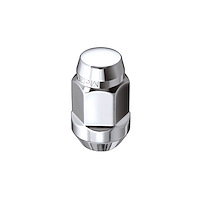 69412 Chrome Bulge Cone Seat Style Lug Nut (M12 x 1.5 Thread Size), Box of 100 Lug Nuts
