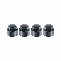 70005 Caps Cone Seat-Open End Style Lug Nuts 671-24010 thru 671-24013 Black 4/pkg
