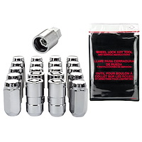 84525 Chrome Acorn/Conical Seat Lug Nut Kit M14-1.5 Thread Size