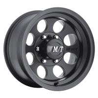 Classic III Wheel Size: 15" x 8" Bolt Circle: 5 x 4-1/2" Rear Spacing: 3-5/8" Finish: Satin Black