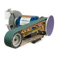 8 in. 120V Bench Grinder w/ 2 x 48 Belt Sander Attachment