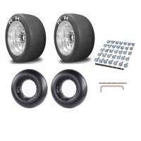 Racemaster Drag Slick 28.5 x 10.5-15 and Tube Kit w/Wheel Screws