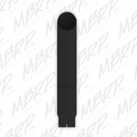 Black Finish Smokers Stacks 36" Long
