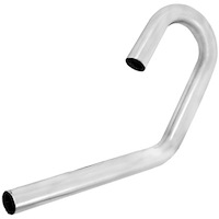 Mandrel 45° & 180° Bend - Aluminized Steel Tube OD: 3"