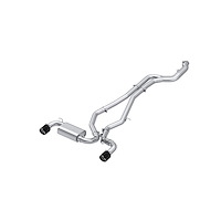 S43003CF Cat-Back Exhaust System 3 in., Dual Rear Exit, Carbon Fiber Fits Select Toyota GR, Supra