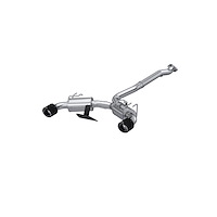 S43023CF Cat-Back Exhaust System 3 in., Dual Rear Exit, Carbon Fiber Fits Select Toyota GR