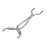 S4400304 Armor Pro Cat Back Exhaust System Fits Select Infiniti Q50 3.0L V6