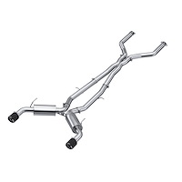 S44003CF Armor Pro Cat Back Exhaust System Fits Select Infiniti Q50 3.0L V6