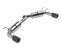 S44503CF Axle-Back Exhaust System 2.5 in. Dual Rear Exit, Carbon Fiber Fits Select Mazda 3