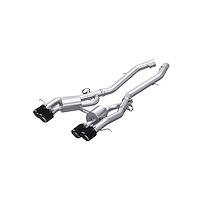 S45033CF Axle-Back Exhaust System Quad Rear Exit, Cf. Active 3 in. Fits Select BMW M3, M4