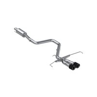 S47053CF Cat-Back Exhaust System 3 in., Dual Split Center Rear Exit, Carbon Fiber For 2019-2019 Hyundai Veloster