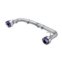 S48053BE Axle-Back Exhaust System 2.5 in. Dual Rear, Burnt End Fits Select Toyota GR86, Subaru BRZ