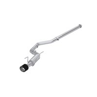 S48093CF Cat-Back Exhaust System 3 in., Rear Exit, with, Carbon Fiber Fits Select Subaru WRX