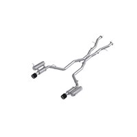 S51073CF Cat-Back Exhaust System 3 in., Dual Rear Exit, Carbon Fiber Fits Select Dodge Durango