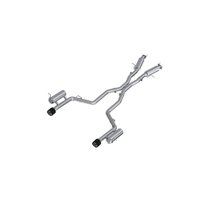 S51093CF Cat-Back Exhaust System 3 in., Dual Rear Exit, Carbon Fiber Fits Select Dodge Durango