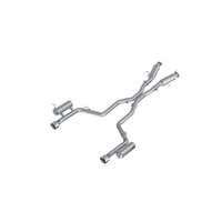 S5109AL Cat-Back Exhaust System 3 in., Dual Rear Exit, Street Profile Fits Select Dodge Durango