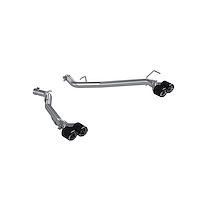 S52033CF Axle-Back Exhaust System 2.5 in., Dual Rear Exit, Carbon Fiber Fits Select Lincoln Aviator, Ford Explorer