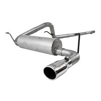 Installer Series Exhaust System 2007-2011 Jeep Wrangler JK 4-Door 3.8L