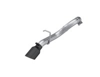 S5539409BT Axle-Back Exhaust System 2.5 in., Turn Down Exit, Black Fits Select Jeep Wrangler