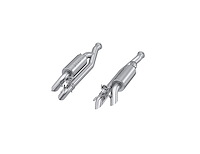 S5601304 Cat-Back Exhaust System 2.5 in., Pre-axle Dual Split Side. Quad Outlet, Active Profile Fits Select Mercedes-Benz G63
