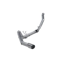 4 Filter Back Single Side Exit AL + Down Pipe