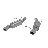S7227409 Axle-Back Exhaust System Dual Rear Exit, Dual Mufflers 3 in. For 2014-2011 Ford Mustang