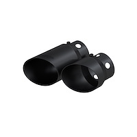 T5111BLK Exhaust Tip Cover Set 4 in. Inlet, 5 in. OD, 6 in. and 9 in. in Length, Black For 2010-2011 Ford F-250, F-350