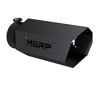 T5167BLK Exhaust Tip Hexagon 5 in. Black}