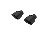 T5197BLK Exhaust Tip 5 in. OD, 3.03 in. Inlet, 7.7 in. in Length, Black Fits Select Dodge Charger, Durango