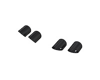 T5198BLK Exhaust Tip Cover 4 in. OD. 4 in. Inlet, Black Fits Select Ford Mustang