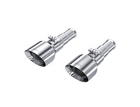 T5199 Exhaust Tip Set Angle Cut Dual Wall 5 in. OD. For 2019-2021 Ram 1500
