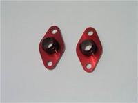 DRCE WATER PUMP PORT ADAPTERS -16AN MALE- PAIR BLACK