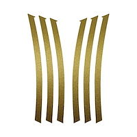 103V59 Side Fender Gill Decals, 2010-2013 Chevy Camaro, Metallic Gold