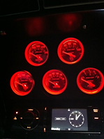203614 Complete Dash/Console Led Upgrade Kit, 1968-1976 Chevy Corvette, White