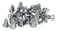 28393 Windshield Molding Clip Screw Set, 1964-1967 Chevy Corvette, Coupe