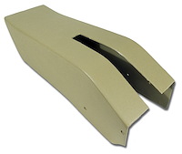 415315 Park Brake Console, 1970-1972 Chevy Corvette, Light Saddle