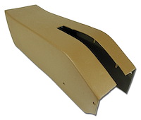 415351 Park Brake Console, 1973-1975 Chevy Corvette, Medium Saddle