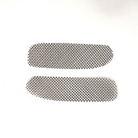 43791 Brake Cooling Duct Screens, 1997-2004 Chevy Corvette, Stainless Steel