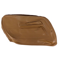 441953 Door Panel Skin, 1970-1972 Chevy Corvette, Dark Saddle Left/Driver