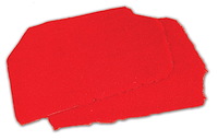 471685 FRONT SPEAKER COVER CARPETS, 1993-1993 Chevy Corvette, RED PILE