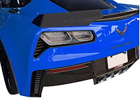 72949 HYDRO CARBON FIBER WICKER BILL WINGS W/POLISHED BOLTS, 2014-2019 Chevy Corvette, GLOSS FINISH
