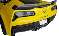 72997 HYDRO CARBON STAGE 2 WICKER BILL SPOILER w/WINGLETS, 2014-2019 Chevy Corvette, MATTE FINISH