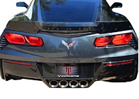 73001 WICKER BILL w/RIVNUT TOOL, 2014-2019 Chevy Corvette, FITS BOTH AFTERMARKET & GM SPOILERS