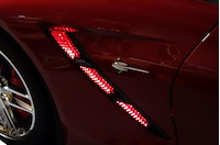 75542 Side Fender Vent LED Strip Lighting, 2014-2019 Chevy Corvette, Blue