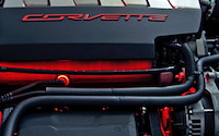 78142 LED Strip Lighting, 2014-2019 Chevy Corvette, Fuel Rail Covers, Red W/ Switch
