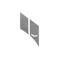 79447 G.S. Hash Marks W/ Cutout Driver Brushed Aluminum C6, 2005-2013 Chevy Corvette, Crossed Flags