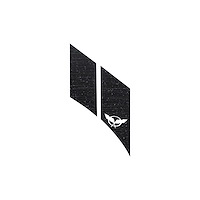 79449 G.S. Hash Marks W/ Cutout Driver Black Brushed Steel C5, 1997-2004 Chevy Corvette, Crossed Flags
